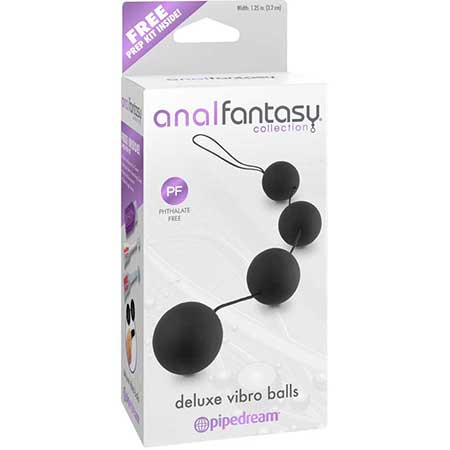 Anal Fantasy Collection Deluxe Vibro Balls Black-0