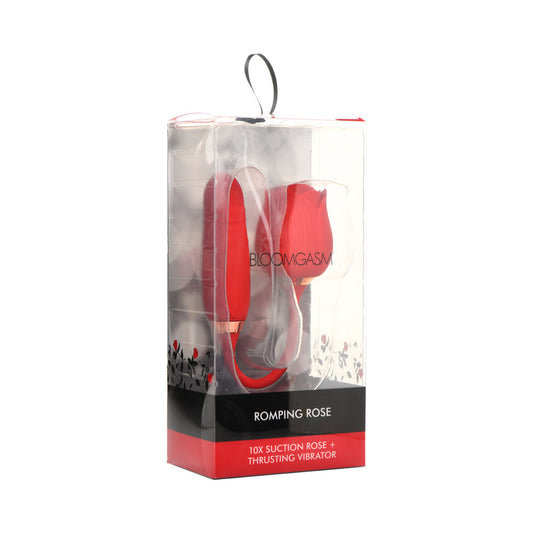 Bloomgasm Romping Rose 10X Suction Rose & Thrusting Vibrator-0